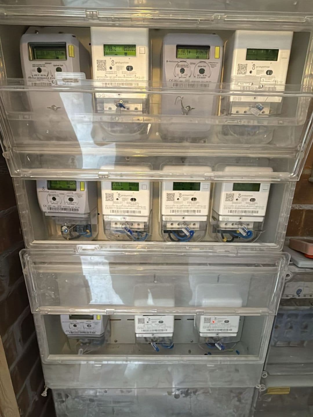 Centralización de contadores eléctricos.